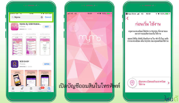 เปิดบัญชีออมสินในโทรศัพท์ได้ไหม? แนะนำแอพ Mymo เพื่อขอสินเชื่อออนไลน์